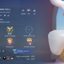 Free Squad lvl 5 •All skin 128 •Emblem ALL Max •4 Epic •Sanrio Floryn •Kof Karina •8 Special •Good Recal & Spawn Efect #S1091 0